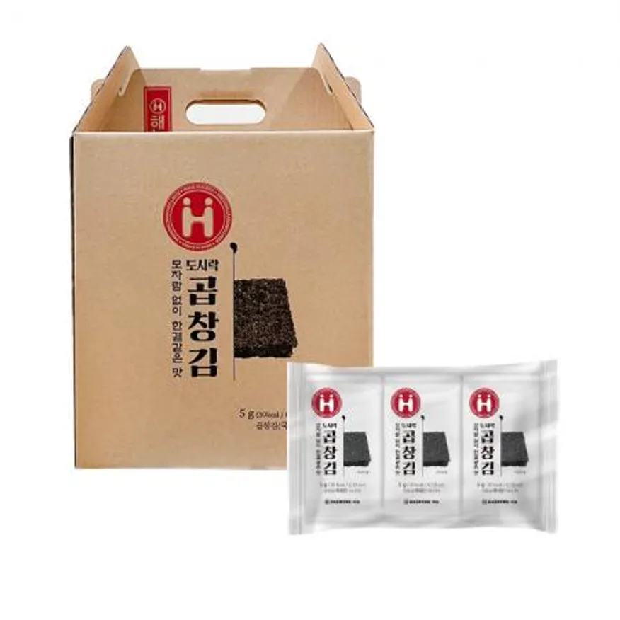해농 곱창 도시락김 5g 24봉 선물세트 명절 단체 선물 이미지