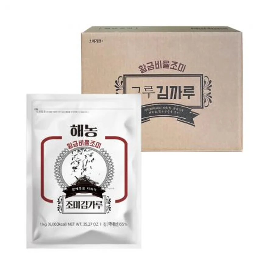 해농 황금비율 조미 김가루 1kg 6봉 이미지