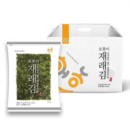 해농 오롯이 재래김 25g 10봉 선물세트