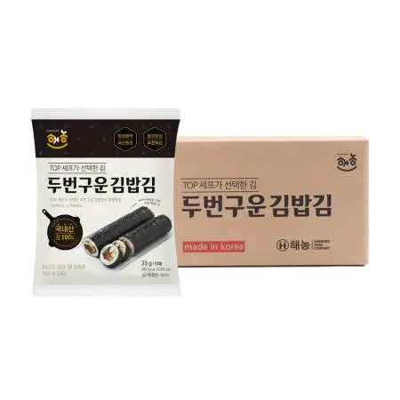 해농 두번구운 김밥김 23g(10매) 40봉