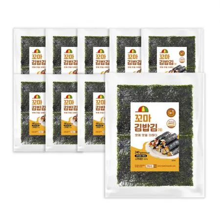 [무료배송] 해농 꼬마 김밥김 240g(2절) 10봉