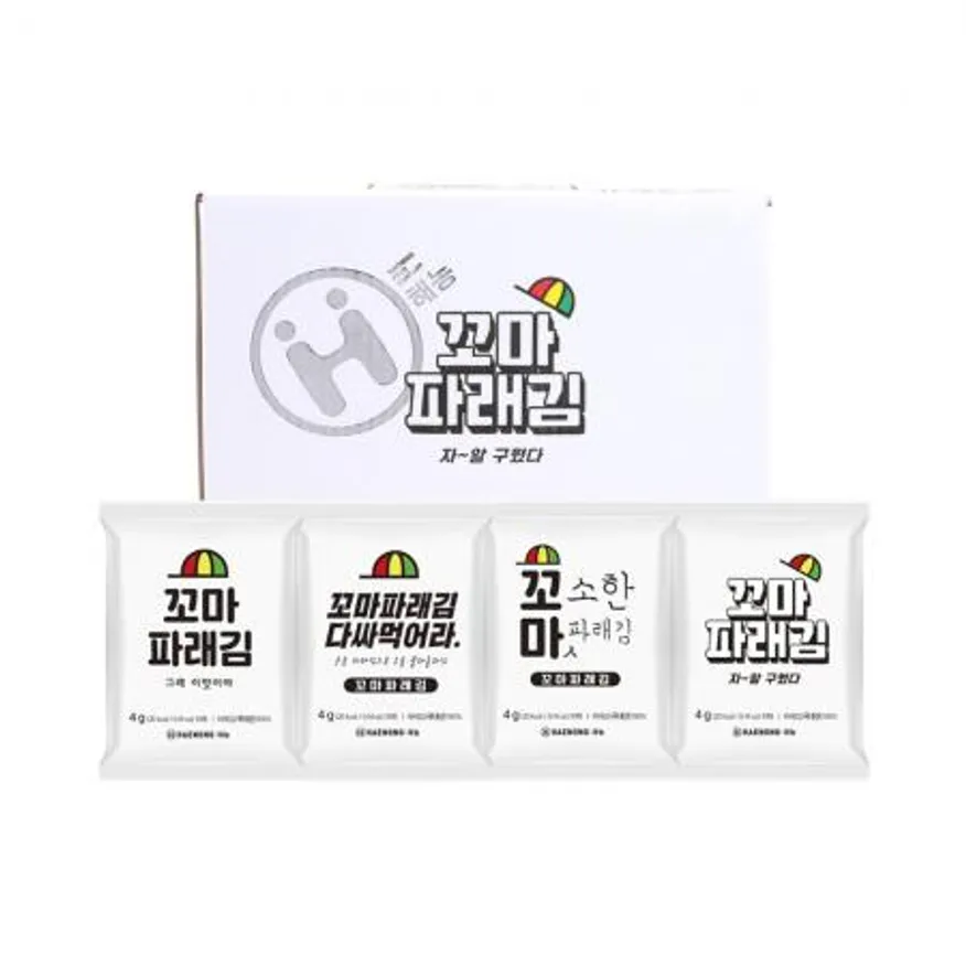 해농 꼬마 파래김 4g(10매) 100봉 이미지