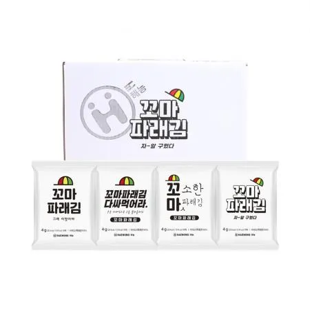 해농 무조미 구운 꼬마 파래김 4g(10매) 100봉