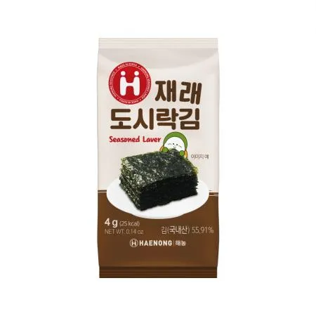 해농 재래 도시락김 4g 128봉 이미지