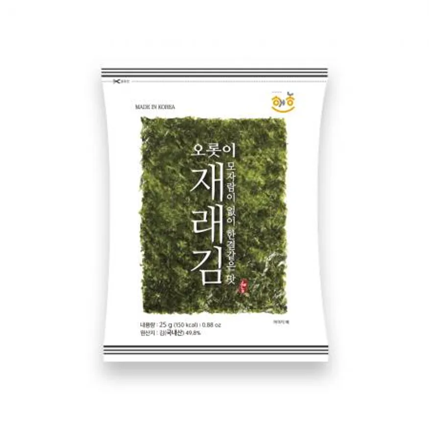 해농 오롯이 재래김 25g 10봉 선물세트 이미지