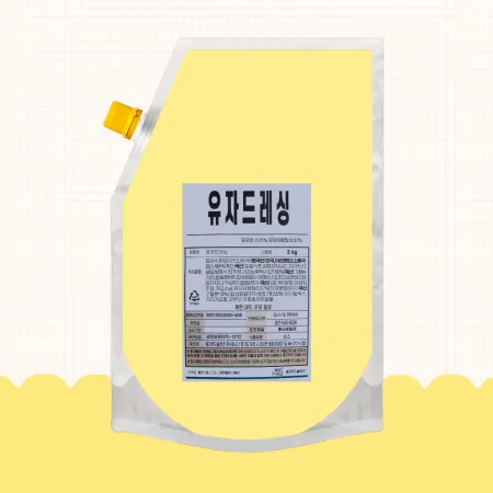 소스톡톡 유자 샐러드 드레싱 소스 2kg