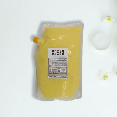 소스톡톡 유자 샐러드 드레싱 소스 2kg 이미지
