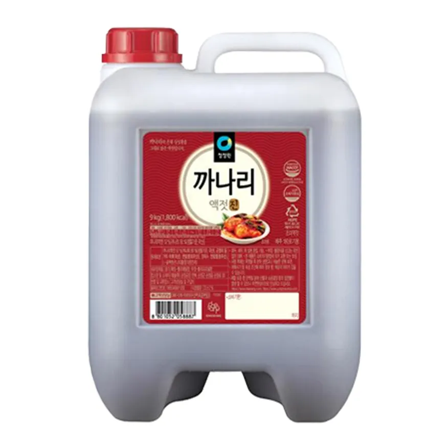 청정원 까나리액젓 진 9kg 이미지