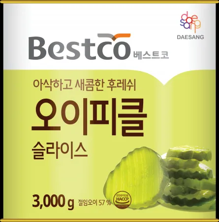 베스트코오이피클슬라이스3kg