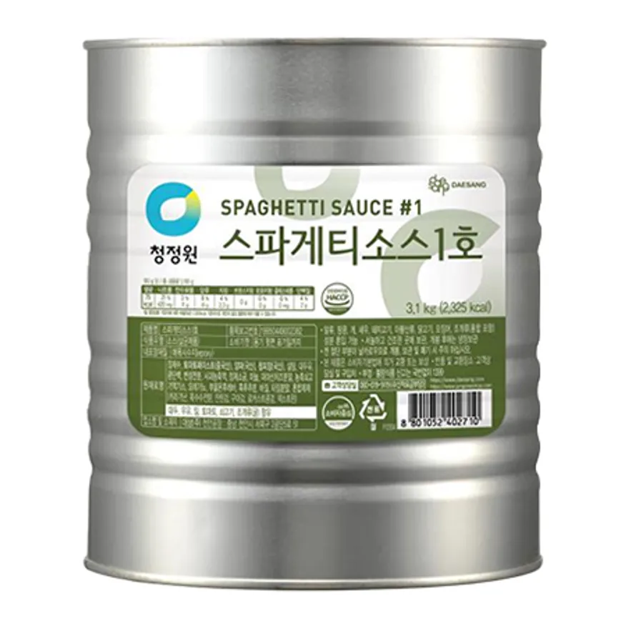 청정원 스파게티소스1호 3.1kg 이미지