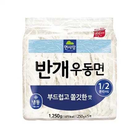 면사랑반개우동면 1.25kg