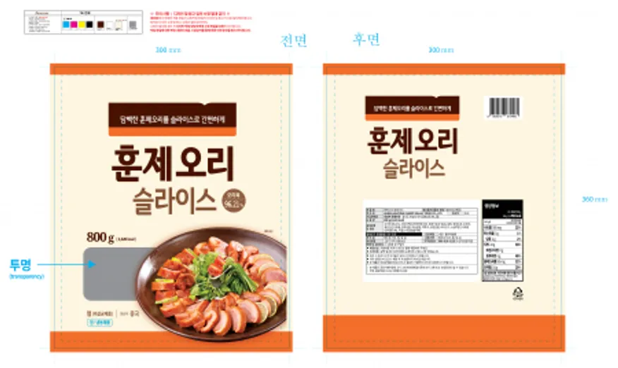 체리밸리 훈제 오리 슬라이스 800g 이미지