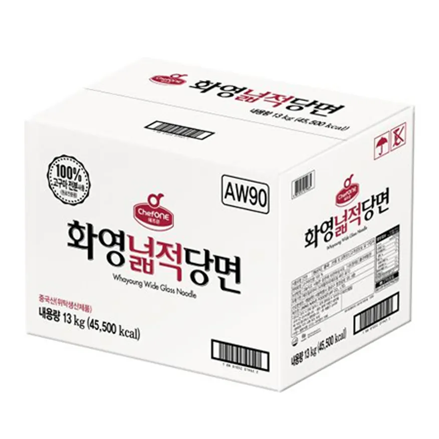 쉐프원 화영넓적당면 13kg 이미지