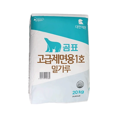 대한제분곰표고급제면용1호밀가루 20kg
