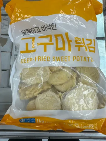 고구마튀김 1kg(10입) 냉동