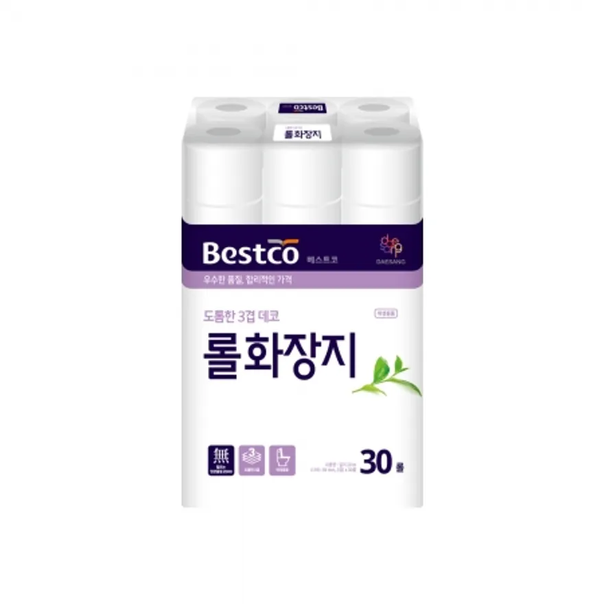 베스트코롤화장지30롤*20m 이미지