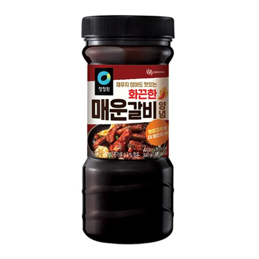 청정원 화끈한매운갈비양념 840g 이미지