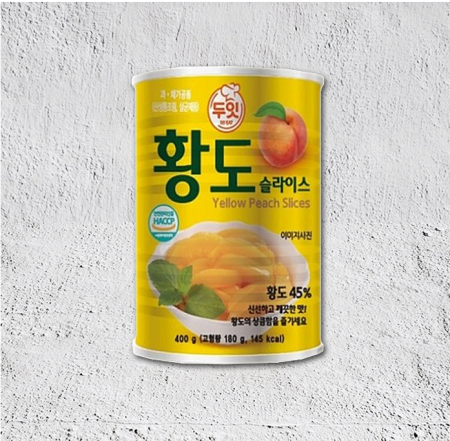 두잇 황도슬라이스 400g(24입)