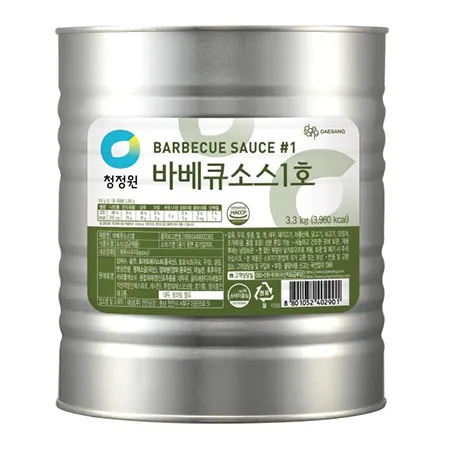 청정원 바베큐소스1호 3.3kg