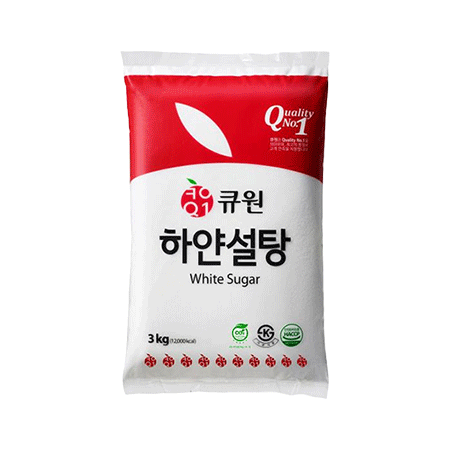 큐원 하얀설탕 3kg