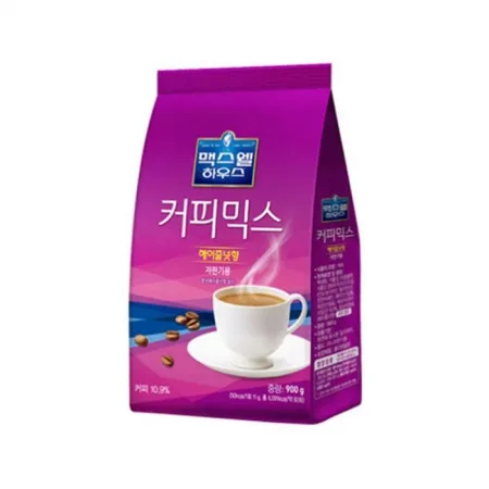 맥스웰커피믹스 헤이즐넛향 자판기용 900G