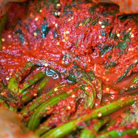 알싸하고 맛있는 풍년들 갓김치 10kg 아이스박스 이미지