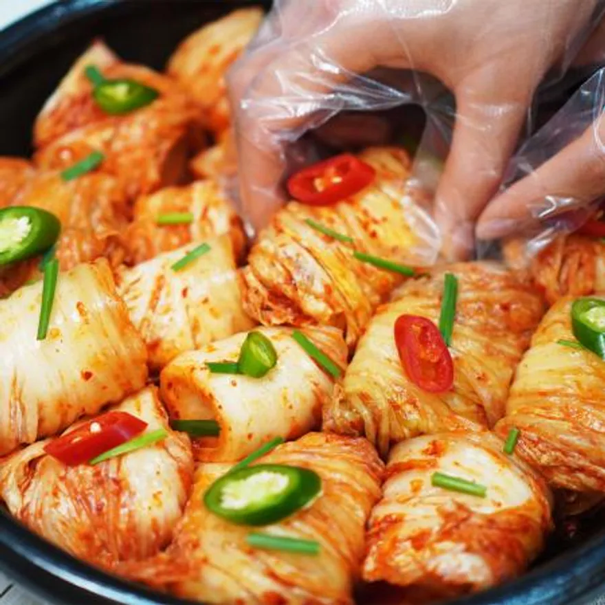 사랑 맛김치 썰은김치 10kg 아이스박스 이미지