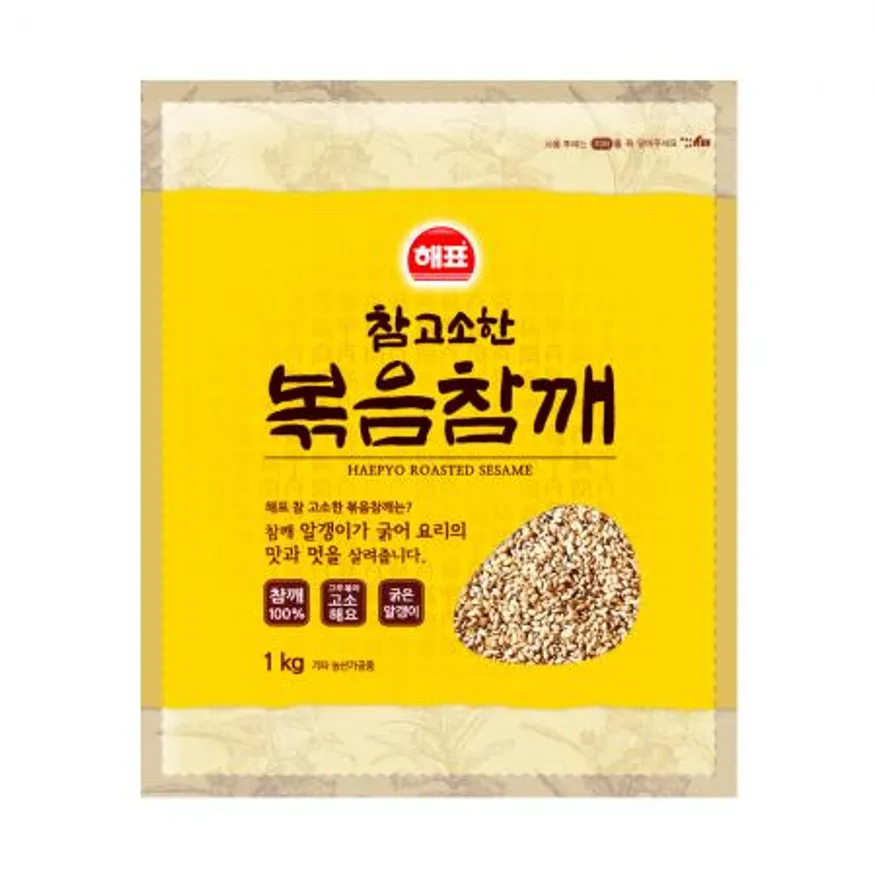 사조해표 참고소한 볶음참깨 1kg 1개 덕용 업소용 대용량 이미지