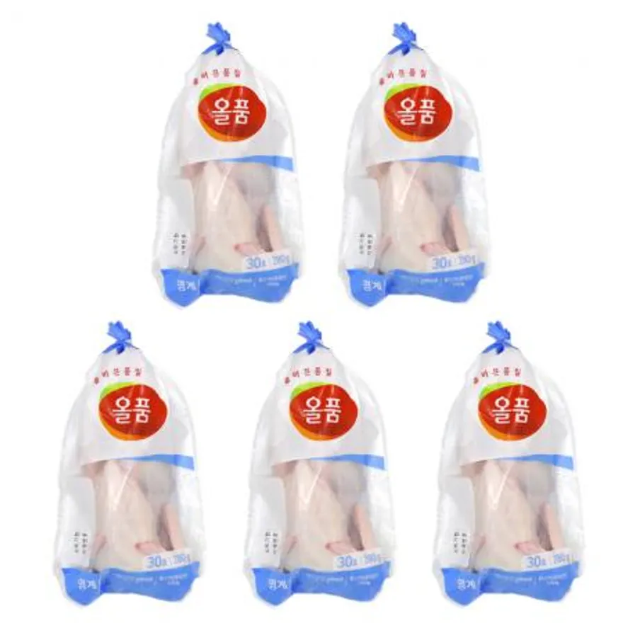 올품 국내산 냉동 닭 영계 30호 280g 5봉 이미지