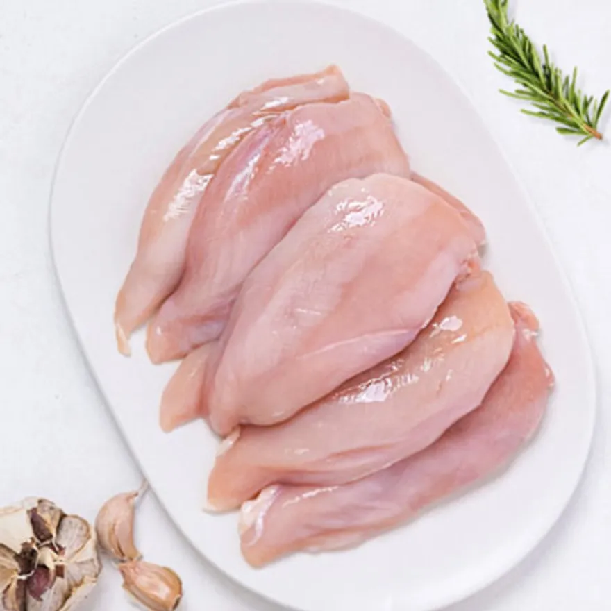 모던푸드 국내산 냉동 닭가슴살 무염 생닭가슴살 1kg 1봉 이미지