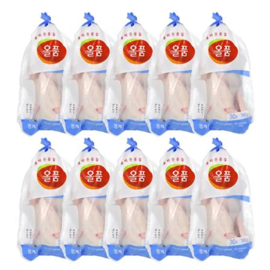 올품 국내산 냉동 닭 영계 30호 280g 10봉 이미지
