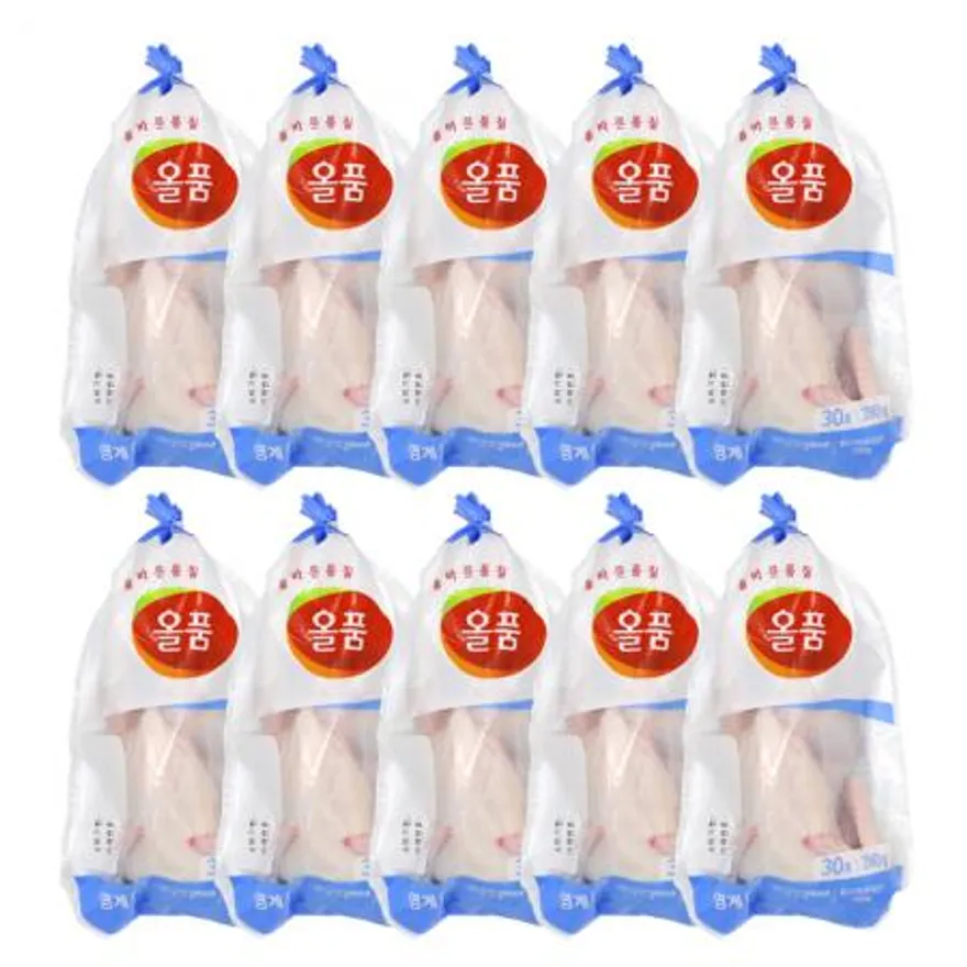 올품 국내산 냉동 닭 영계 30호 280g 10봉 이미지