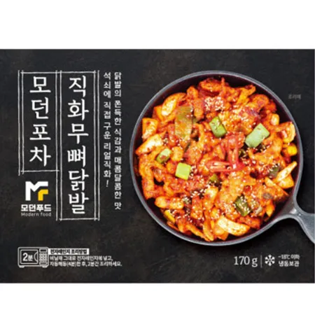 모던푸드 직화 무뼈 닭발 170g 1개