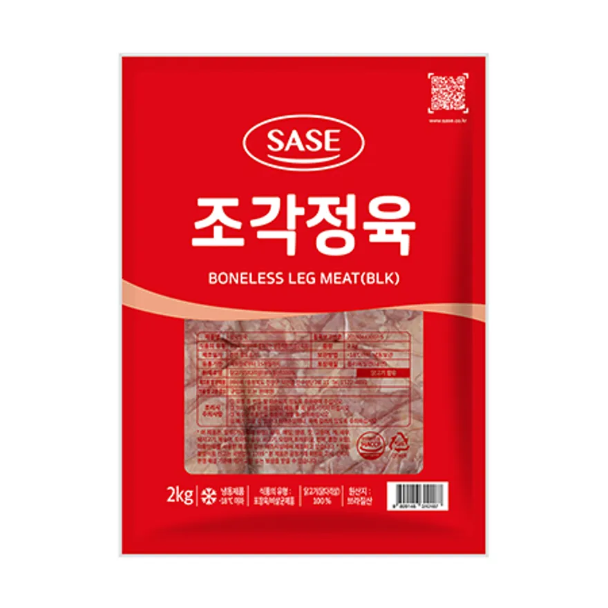 사세 닭다리살 조각정육 2kg 6봉(BOX) 이미지