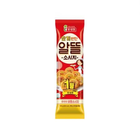 롯데햄 알뜰소시지 150g 옛날도시락 반찬 분홍소세지