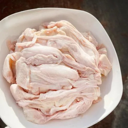 모던푸드 국내산 쫄깃한 닭껍질 냉동 1kg 1봉