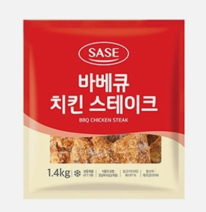 사세 바베큐치킨스테이크 1.4kg 8봉(BOX) 이미지