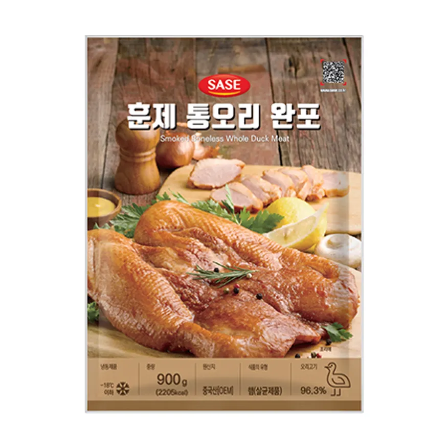 사세 훈제통오리 완포 900g 이미지