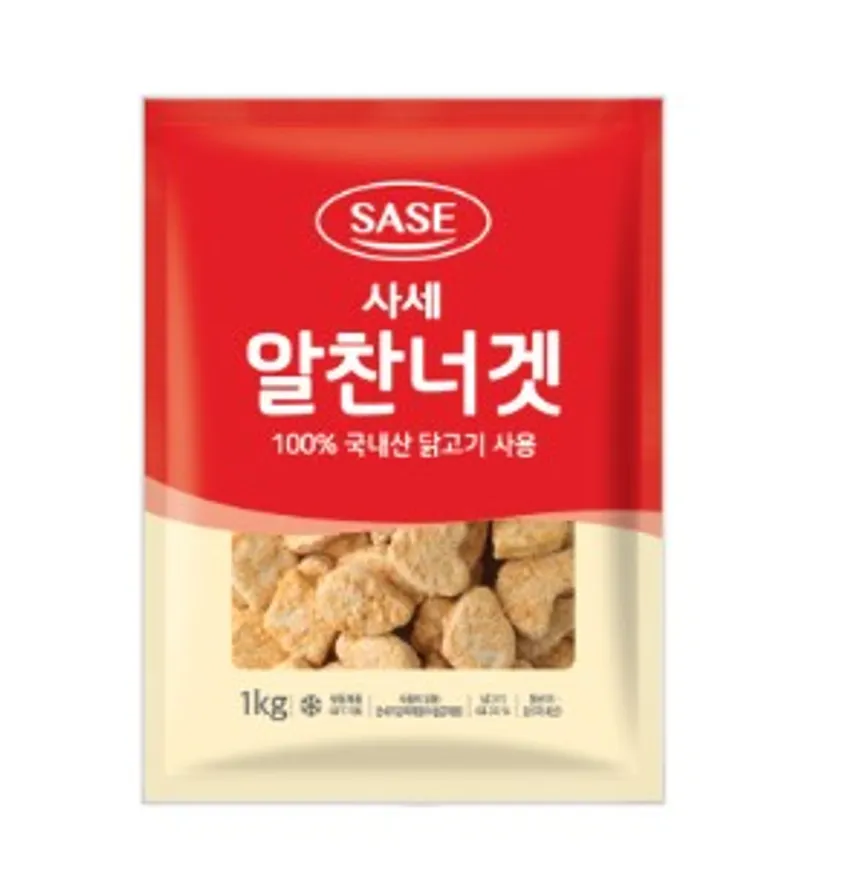 사세 알찬너겟 1kg 10봉(BOX) 이미지