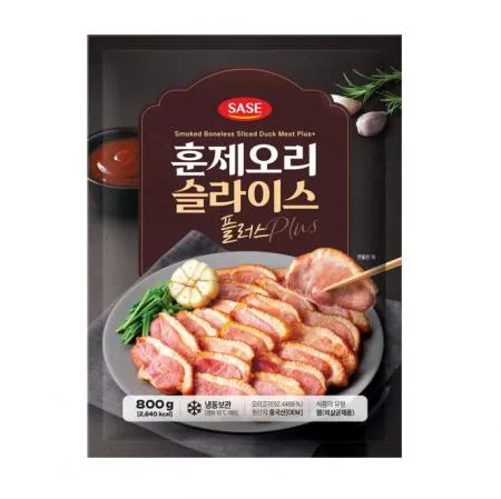 사세 훈제오리슬라이스 800g 10봉(BOX)