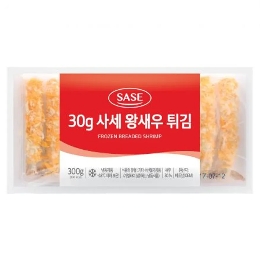 사세 왕새우튀김(30g) 300g 10봉(BOX) 이미지