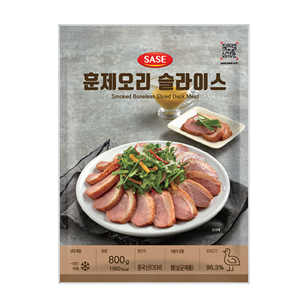 사세 훈제오리슬라이스 800g