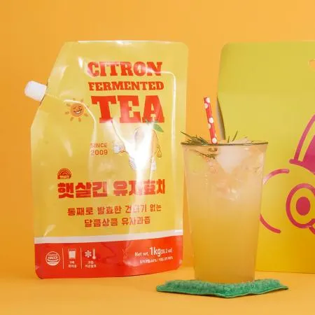 [샘플용] 유자효차 1kg x 1팩 이미지
