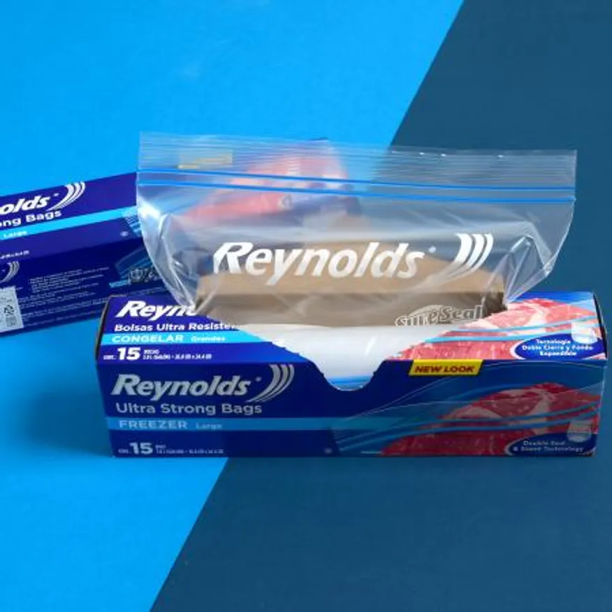 더블 지퍼백 냉동용 대형 15매 레이놀즈 이미지