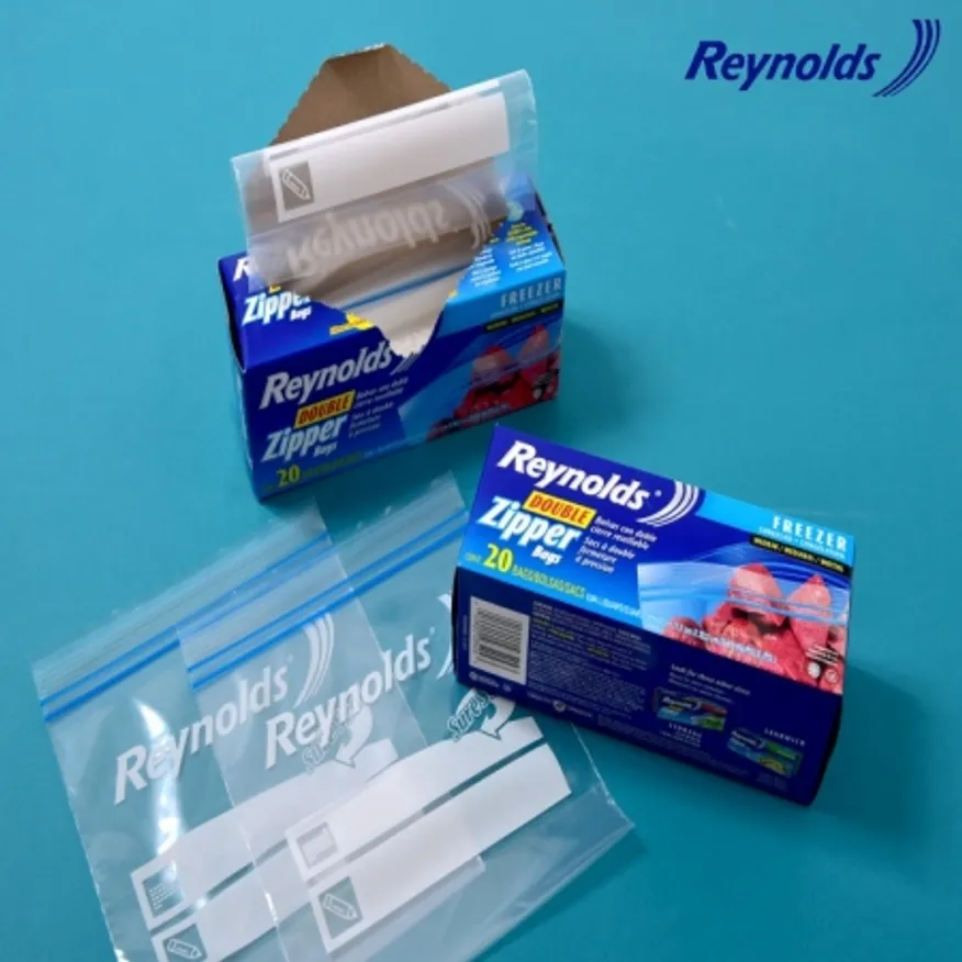 더블 지퍼백 냉동용 중형 20매 레이놀즈 이미지