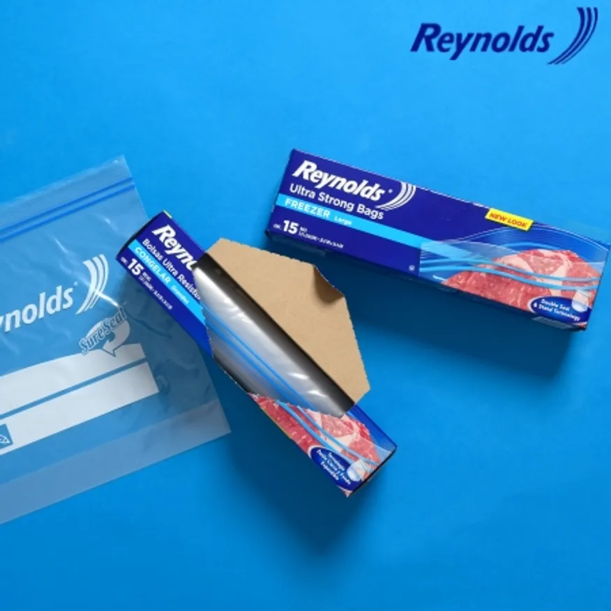 더블 지퍼백 냉동용 대형 15매 레이놀즈 이미지