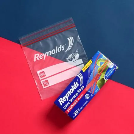 더블 지퍼백 냉장용 중형 25매 레이놀즈 이미지