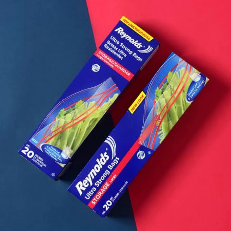 더블 지퍼백 냉장용 대형 20매 레이놀즈 이미지