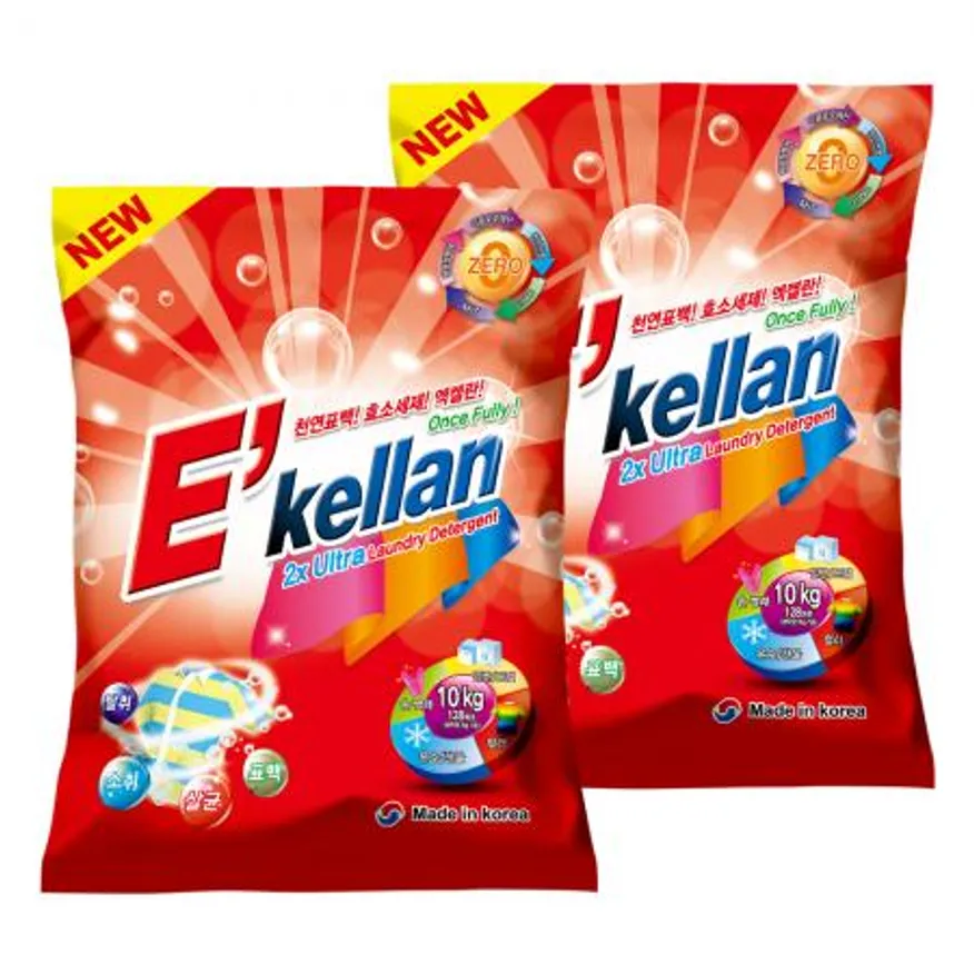 엑켈란 가루세제 10kgx2개 찬물 대용량 세탁세제 이미지
