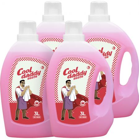 미네랄 퍼퓸 쿨대디 섬유유연제 3L 프루티키스향 실내건조 향기세제